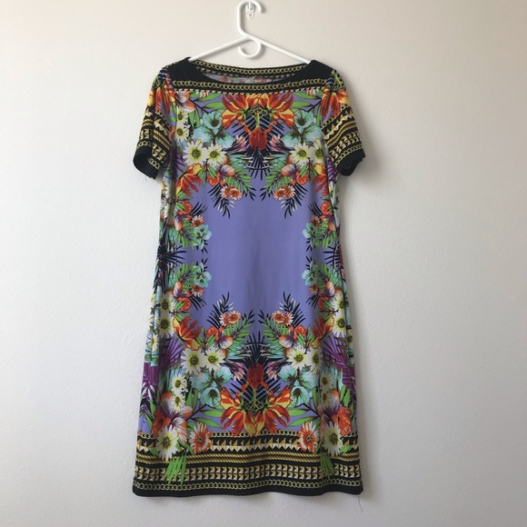 DRESS BUNDLE ✨Symmetrical Floral Print Shift Dress - Picture 1 of 2